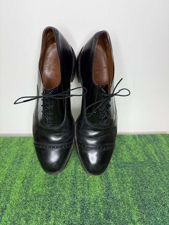Allen Edmonds Byron Shoes Black Men Black Cap Toe Size 11.5 D main image 7